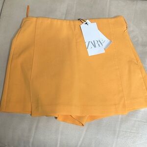 Zara Vibrant Orange Skort